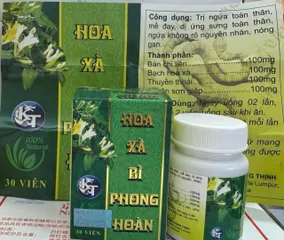 Hoa Xà Bì Phong Hoàn - Hỗ Trợ Giảm Ngứa Da, Viêm Da, Dị Ứng Mẩn Đỏ Hiệu Quả - Thực Phẩm Chức Năng Chăm Sóc Da