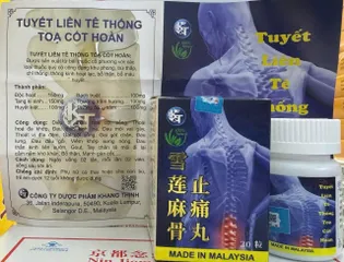 Tuyết Liên Tê Thống Tọa Cốt Hoàn Hỗ Trợ Giảm Đau Mỏi Xương Khớp