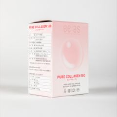 Thực phẩm bảo vệ sức khỏe PURE COLLAGEN 100 - Hỗ trợ cải thiện độ đàn hồi và ẩm cho da, 45g (1.5g x 30 gói)