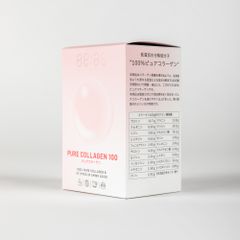 Thực phẩm bảo vệ sức khỏe PURE COLLAGEN 100 - Hỗ trợ cải thiện độ đàn hồi và ẩm cho da, 45g (1.5g x 30 gói)