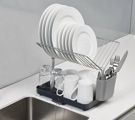 Kệ Úp Bát Đĩa Đa Năng Joseph Joseph 85084 - Giải Pháp Không Gian Bếp Thông Minh, Thiết Kế Tiện Lợi H35.8 x W30.3 x D28.5cm