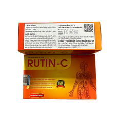 Viên Nang Rutin C Đại Uy - Hỗ Trợ Tăng Sức Bền Thành Mạch & Cải Thiện Sức Đề Khang - Hộp 30 Viên Nang Mềm