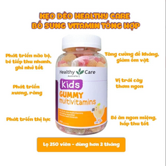 Kẹo Dẻo Gummy Multivitamin Healthy Care 250 Viên - Bổ Sung Vitamin Cho Trẻ Nhỏ, Hương Vị Ngon & Hấp Dẫn, Thiết Kế Dễ Dàng Sử Dụng
