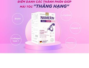 Viên Uống Namexin Làm Đẹp Da - Hỗ Trợ Tóc, Móng Khỏe Mạnh, Chống Lão Hóa, Bổ Huyết - Hộp 60 Viên