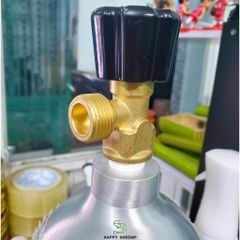 Vỏ Bình Nhôm Rỗng Thủy Sinh 2L Chất Lượng Cao - Bình CO2 Đài Loan, Van Kim Loại Bền Bỉ - Phụ Kiện Thủy Sinh Hợp Chuẩn