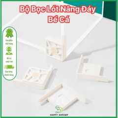 Bộ Chân Đỡ Bể Kính Để Bàn - Bộ 5 Miếng Bọc Góc Chân An Toàn, Dễ Dàng Sử Dụng Cho Hồ Cá Thú Cưng