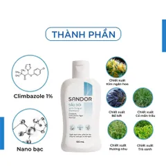 Dầu Gội Sandor Ngăn Ngừa Gàu, Giảm Nấm Ngứa, Làm Sạch Da Đầu - 100ml