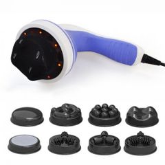 Máy massage cầm tay Puli PL-603AC3 - 8 đầu massage thông minh, châm cứu hồng ngoại giảm đau hiệu quả cho toàn thân