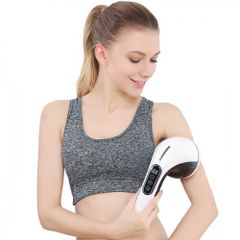 Máy massage bụng cầm tay Puli PL-607AC3 - 8 đầu massage tiện lợi, hồng ngoại thông minh, giảm đau nhức hiệu quả, công nghệ Hàn Quốc