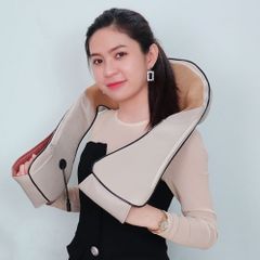 Đai massage cổ vai gáy hồng ngoại PULI PL-901 - Máy massage nhiệt 2 con lăn giảm đau hiệu quả, chăm sóc sức khỏe tại nhà
