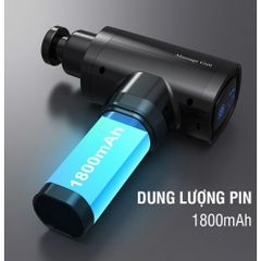 Súng Massage Cầm Tay Puli PL-660DC1 - 6 Đầu, Công Nghệ Hàn Quốc, Sạc Pin, Thư Giãn Cơ Bắp Tại Nhà, Tần Số 1300 Nhịp/Phút
