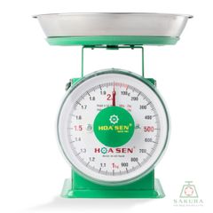 Cân Đồng Hồ Hoa Sen 2kg - Cân Lò Xo Cơ Học Chính Xác, Bền Đẹp, Dễ Đọc Số, Phù Hợp Gia Đình và Tiểu Thương