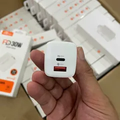 Củ Sạc Nhanh Recci 30W 2 Cổng - Sạc Siêu Tốc PD, QC, Nhỏ Gọn, Tương Thích Cho iPhone, Android, Laptop - Sạc Đa Năng, An Toàn.