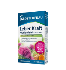 Viên Uống Bổ Gan Leber Kraft + Nghệ 30 Viên - Hỗ Trợ Chức Năng Gan và Tăng Cường Miễn Dịch từ Đức