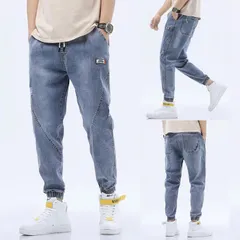 Quần Jean Jogger Mới Mùa Hè Size M 50-56kg - Vải Co Dãn Chất Mát, Hàng QC Cao Cấp cho Phong Cách Thời Trang Năng Động