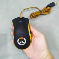 Chuột RZ DeathAdder Elite Overwatch (Đen Cam) - Chuột Gaming Có Dây 3500dpi, Thiết Kế Ergonomic, RGB Led, Hàng Nhập Khẩu Chính Hãng