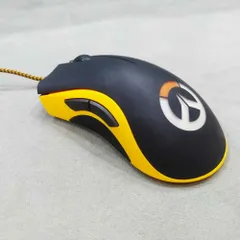 Chuột RZ DeathAdder Elite Overwatch (Đen Cam) - Chuột Gaming Có Dây 3500dpi, Thiết Kế Ergonomic, RGB Led, Hàng Nhập Khẩu Chính Hãng