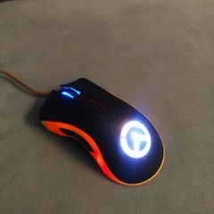 Chuột Gaming Razer DeathAdder Elite Overwatch (Đen Cam) - Cảm biến quang 3500dpi, 5 nút, Thiết kế Ergonomic cho game thủ
