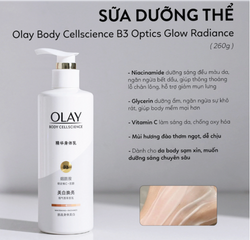 Sữa dưỡng thể OLAY Body Cellscience B3 Vitamin C 260g  266153