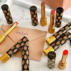 Son Gucci 215 Rouge De Beauté Brillant - Son Dưỡng Môi Độ Bóng, Siêu Mịn, Sang Trọng - Phù Hợp Với Mọi Làn Da