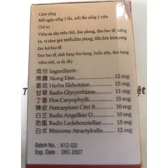 Bình Vị Tán 909 Hỗ Trợ Dạ Dày - Giảm Trào Ngược, Đau Bao Tử, Tiêu Hóa Kém - 34 Viên Chính Hãng Công Ty Hong Kong