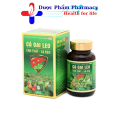 Viên uống bổ gan Cà Gai Leo Tam Thất Xạ Đen ROXTECH - Giải độc mát gan, hỗ trợ bảo vệ chức năng gan - Lọ 50 viên