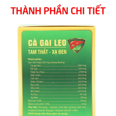 Viên uống bổ gan Cà Gai Leo Tam Thất Xạ Đen ROXTECH - Giải độc mát gan, hỗ trợ bảo vệ chức năng gan - Lọ 50 viên