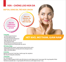 Viên Uống Làm Đẹp Da VEN - Bổ Sung Vitamin E, Chống Oxy Hóa, Hỗ Trợ Da Mịn màng - Nhập Khẩu Từ Mỹ
