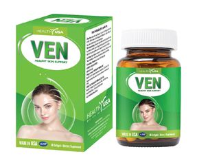 Viên Uống Làm Đẹp Da VEN - Bổ Sung Vitamin E, Chống Oxy Hóa, Hỗ Trợ Da Mịn màng - Nhập Khẩu Từ Mỹ