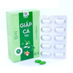Viên Uống Giấp Cá Tsc Hỗ Trợ Giảm Trĩ, Bảo Vệ Thành Mạch Từ Cao Khô Diếp Cá - Hộp 30 Viên