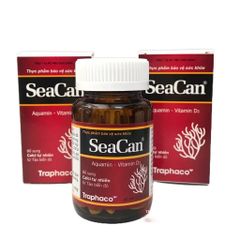 SeaCan Plus - Bổ Sung Canxi Từ Tảo Biển Đỏ Nhập Khẩu, Giúp Xương Khỏe Mạnh, Vitamin D3 Tăng Cường Hấp Thụ Canxi