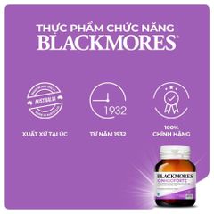 Viên Uống Blackmores Ginkgoforte 40 Viên - Hỗ Trợ Cải Thiện Trí Nhớ, Tăng Cường Chức Năng Nhận Thức và Tuần Hoàn Máu Não