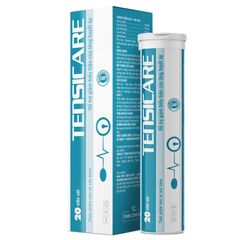 Viên sủi Tensicare Hỗ Trợ Ngăn Ngừa Tăng Huyết Áp, Giảm Đau Đầu, Chóng Mặt - Hộp 20 Viên Bổ Sung Tim Mạch
