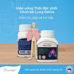 Viên uống bổ phổi, thải độc phổi - Vitatree Lung Detox 60 viên Úc –MẸ SÓC