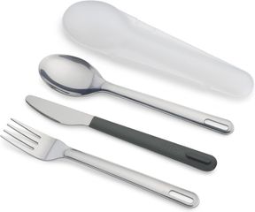 Bộ dao thìa dĩa du lịch Joseph Joseph 81135 Duo Steel màu Grey - Dụng cụ nhà bếp tiện lợi, thiết kế hiện đại, tiết kiệm không gian.