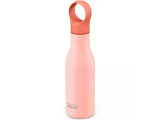 Bình Giữ Nhiệt Joseph Joseph Loop Coral 500ml - Chống Ngưng Tụ, Giữ Nóng 12 Giờ, Lạnh 24 Giờ, Thép Không Gỉ 18/8