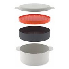 Nồi Cơm Điện Joseph Joseph M-Cuisine 45001 - Nấu Cơm Đơn Giản Trong Lò Vi Sóng - Dung Tích 2L, An Toàn Với Máy Rửa Bát