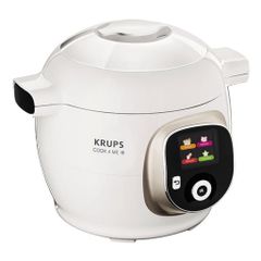Nồi cơm điện đa năng Krups Cook4Me+ 6L - Nấu nhanh 150 công thức tự động, điều khiển thông minh, công suất 1600W