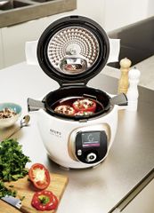 Nồi cơm điện đa năng Krups Cook4Me+ 6L - Nấu nhanh 150 công thức tự động, điều khiển thông minh, công suất 1600W