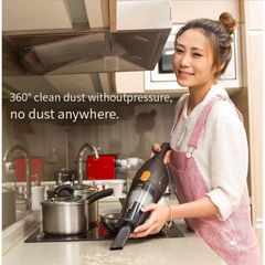 Máy Hút Bụi Cầm Tay Deerma DEM-DX115C - Công Suất 600W, Bộ Lọc HEPA, Đen - Thiết Kế Đẹp, Đa Năng, Dọn Dẹp Dễ Dàng cho Gia Đình