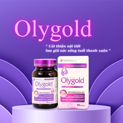 Viên Uống Nội Tiết Olygold - Hỗ Trợ Cân Bằng Nội Tiết, Giảm Khô Hạn, và Làm Đẹp Da cho Phụ Nữ Trên 30 Tuổi