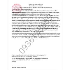 Viên uống Blackmores Omega Double High Strength Fish Oil - Bổ sung Omega 3 cao, 90 viên, hỗ trợ sức khỏe tim mạch và não bộ
