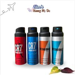 Xịt Khử Mùi Nam CR7 Cristiano Ronaldo 99g - Khử Mùi, Ngăn Đổ Mồ Hôi, Tươi Mát, Dễ Dàng Mang Theo