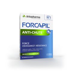 Viên Uống Giảm Rụng Tóc Hói Đầu Arkopharma Forcapil Anti Chute - Hỗ Trợ Tóc Mọc Mạnh Mẽ (Hộp 30 Viên)