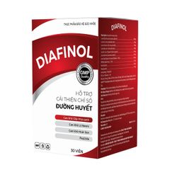Viên Uống Diafinol Hỗ Trợ Ổn Định Đường Huyết  - Hộp 30 viên