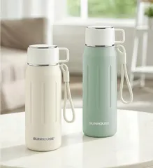 Bình Giữ Nhiệt Dual Sip 750ml Sunhouse KS-TU750DG - Thiết Kế Thông Minh, Giữ Nhiệt Lên Đến 12 Giờ, Dễ Dàng Sử Dụng, Thời Trang Cho Bạn