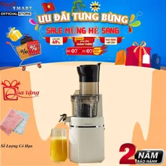 Máy Ép Chậm Locknlock Bianco EJJ421IVY 0.8L - Ép Trái Cây Kiệt Bã, Công Suất 200W, Bảo Hành 2 Năm, Tiện Lợi Cho Gia Đình