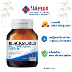 Vitamin Tổng Hợp Cho Nam Blackmores - Multivitamin Hỗ Trợ Năng Lượng & Sức Khỏe, 50 Viên