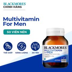 Vitamin Tổng Hợp Cho Nam Blackmores - Multivitamin Hỗ Trợ Năng Lượng & Sức Khỏe, 50 Viên
