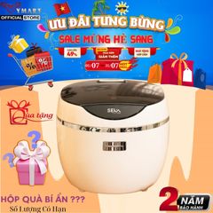 Nồi Cơm Tách Đường SEKA SK1009 - Lòng Nồi Inox, Dung Tích 1.8L, Chức Năng Đa Dạng, Hàng Chính Hãng, An Toàn Cho Sức Khỏe
